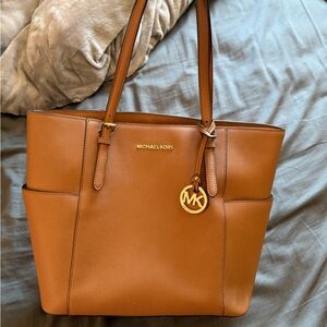 Michael Kors Brown Leather Tote